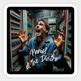 Panic at the Distro 01  Sticker